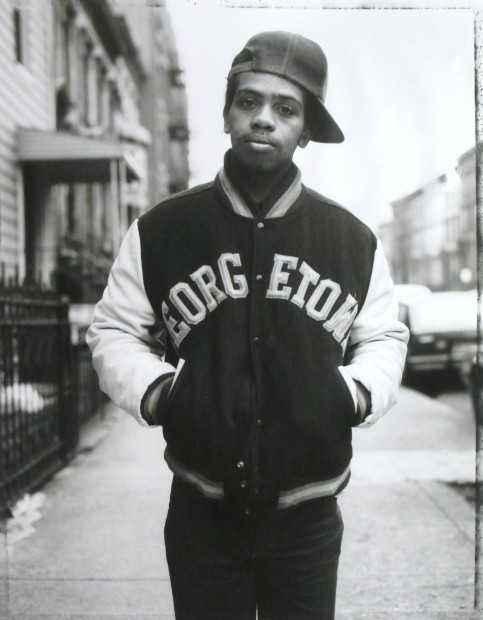 A Young Man Wearing a Georgetown Jacket, 1989