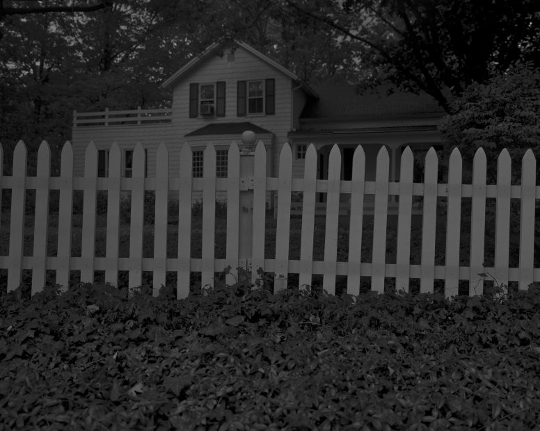 Untitled #1, (Picket Fence and Farmhouse), from Night Coming Tenderly, Black, 2017