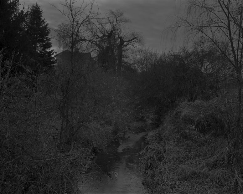 Untitled #18, (Creek and House), from Night Coming Tenderly, Black, 2017