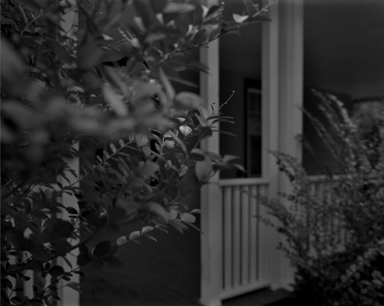 Untitled #4, (Leaves and Porch), from Night Coming Tenderly, Black, 2017