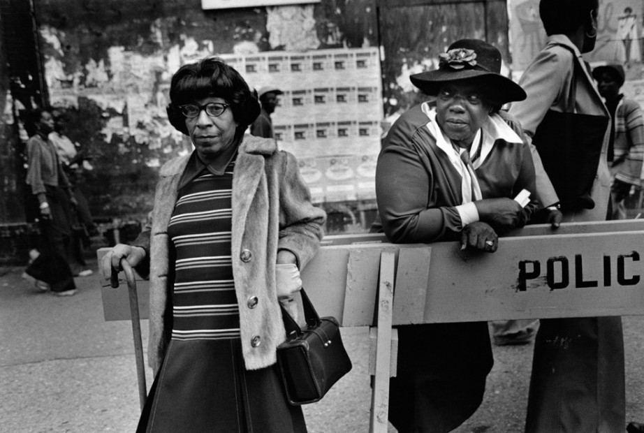 Two Women at a Parade, Harlem, 1978