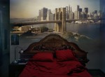 Thumbnail image: Camera Obscura: View of the Brooklyn Bridge in Bedroom, 2009