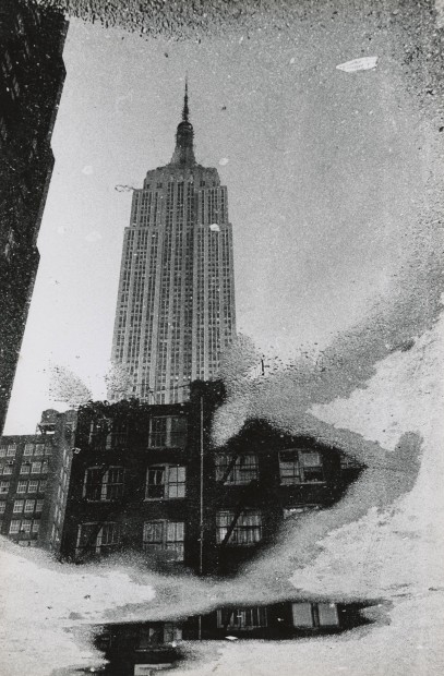 Empire State in a Puddle, New York City, 1967