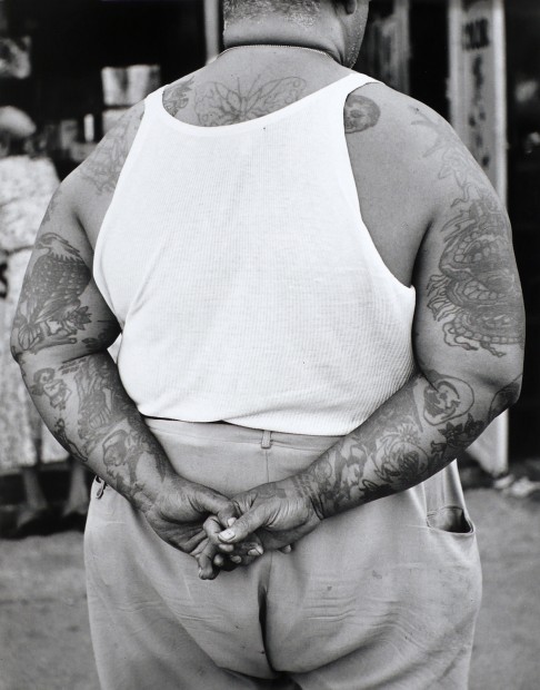 Tattooed Man, Coney Island, 1958