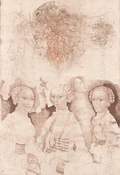 The Three Duchesses, (After Cranach), 1984