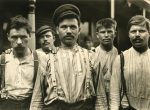 Thumbnail image: Lewis Hine<br>Russian Steelworkers, Homestead, PA, 1909