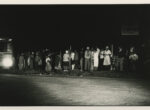 Thumbnail image: David Goldblatt<br>2:45 AM: The first bus of the day pulls in at Mathysloop on the Boekenhouthoek- Marabasted route from KwaNdebele to Pretoria, 1983
