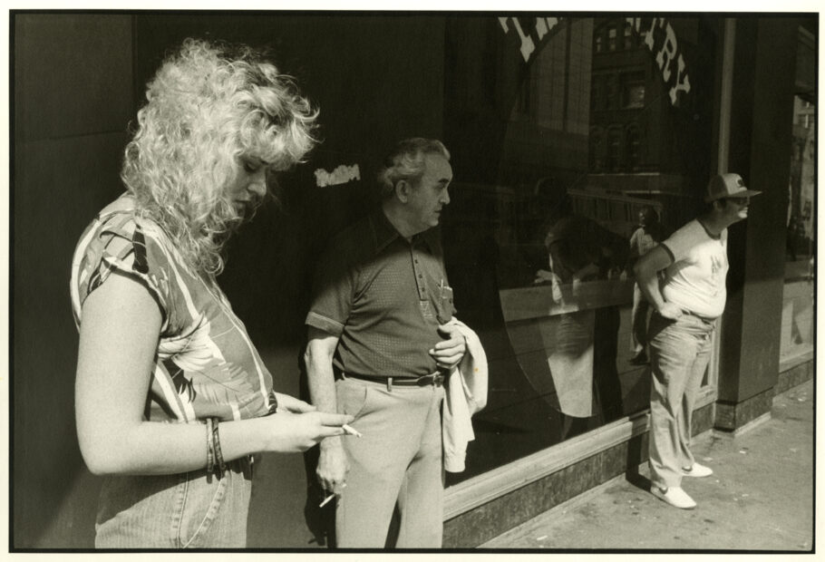 A Woman and Two Men, Syracuse, NY, 1985