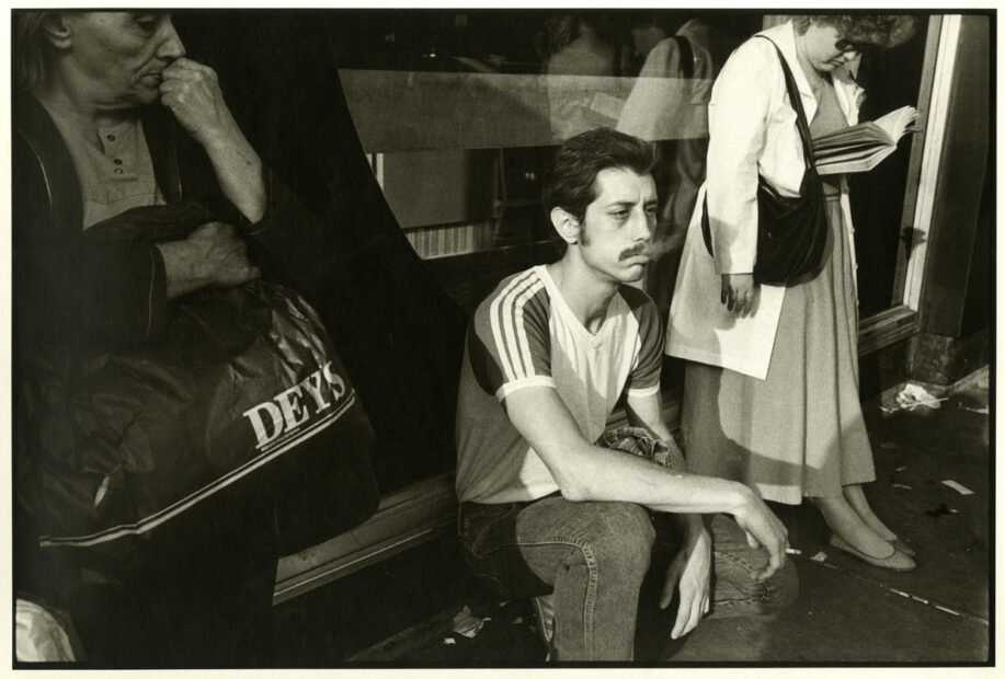 A Man Smoking, Syracuse, NY, 1985