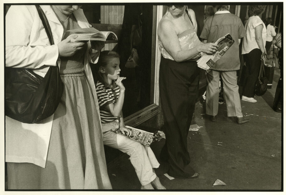 A Girl Waving, Syracuse, NY, 1985