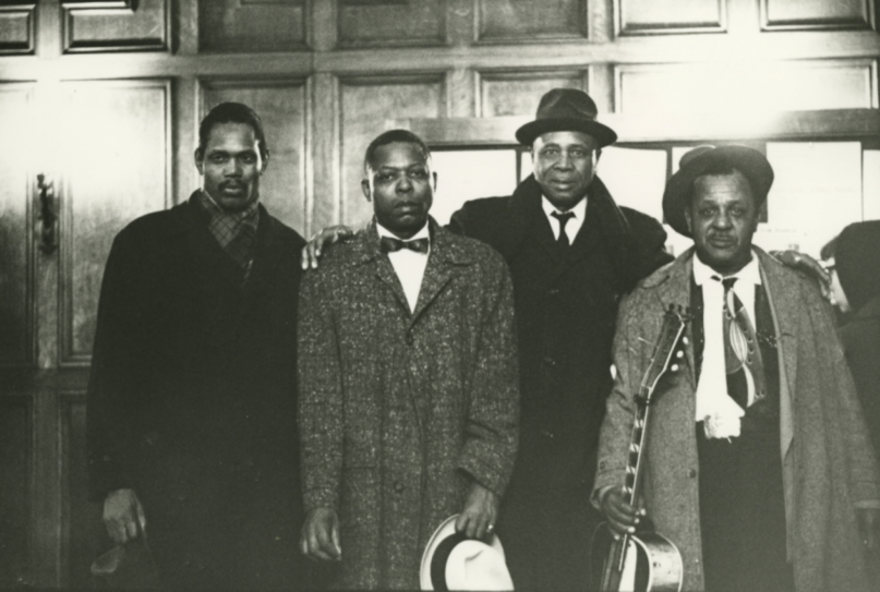 Big Walter Horton, Floyd Jones, Sunnyland Slim, Big Joe Williams, Third University of Chicago Folk Festival, February 1, 1962