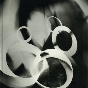 book cover of "Light and Vision: Photography at the School of Design in Chicago, 1937-1952" with abstract white rings