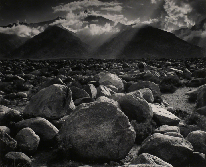 Ansel Adams<br>Mount Williamson from Manzanar, Sierra Nevada, California, c.1944