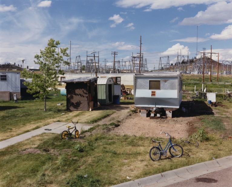 David T. Hanson <br> Burtco RV Court and power switching yard, Colstrip, Montana, 1985