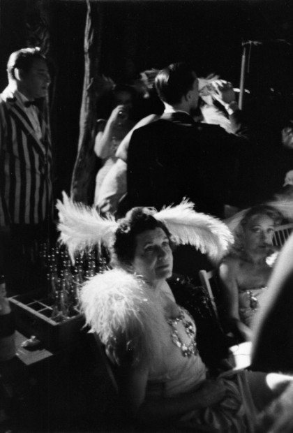 Woman with Feathers in Hat, U.S.A., c.1958