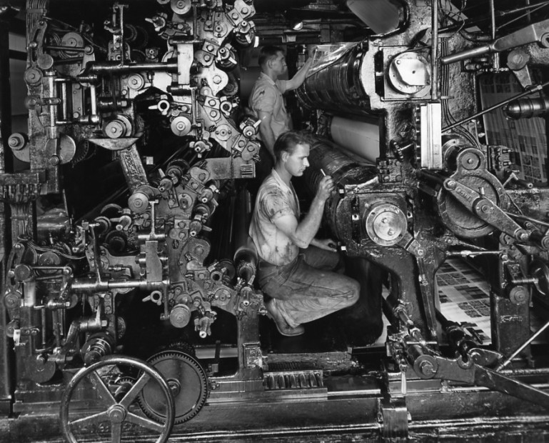 RR Donnelley Printing Letter Press, 1942