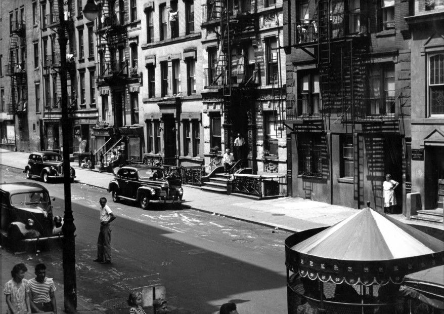 Shoe Shine Boy of East Tenth St. NYC, 1947
