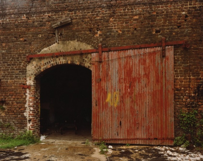 Door of Cotton Warehouse, Selma, Alabama, 1979
