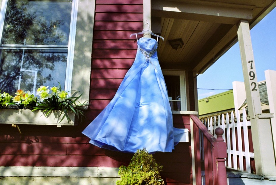 Rebecca Norris Webb, Blue Secondhand Prom Dress, South Wedge, 2012