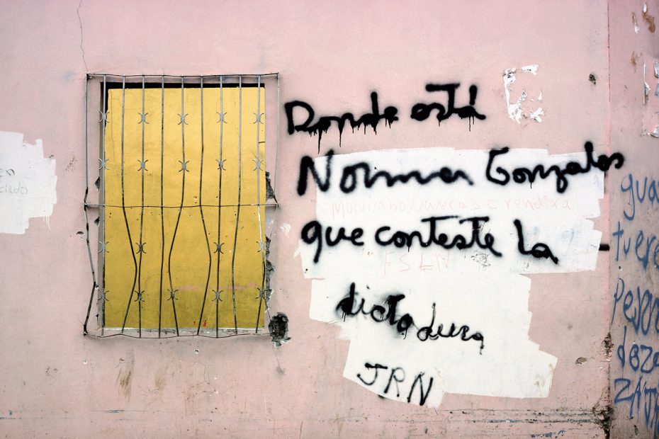 Wall Graffiti on Somoza supporter