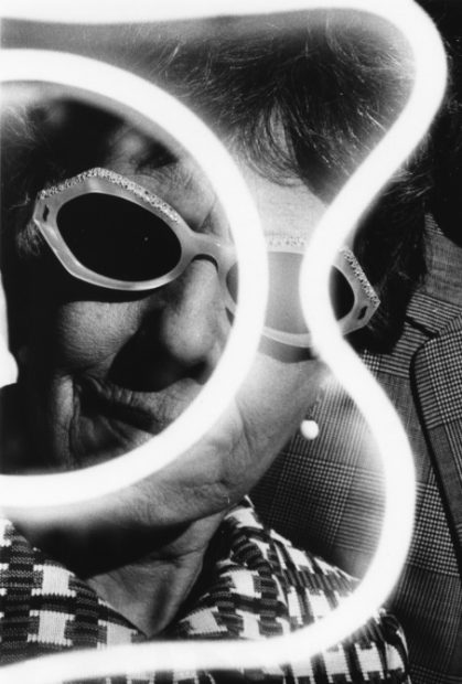 Neon Series, (woman wearing sunglasses), 1969