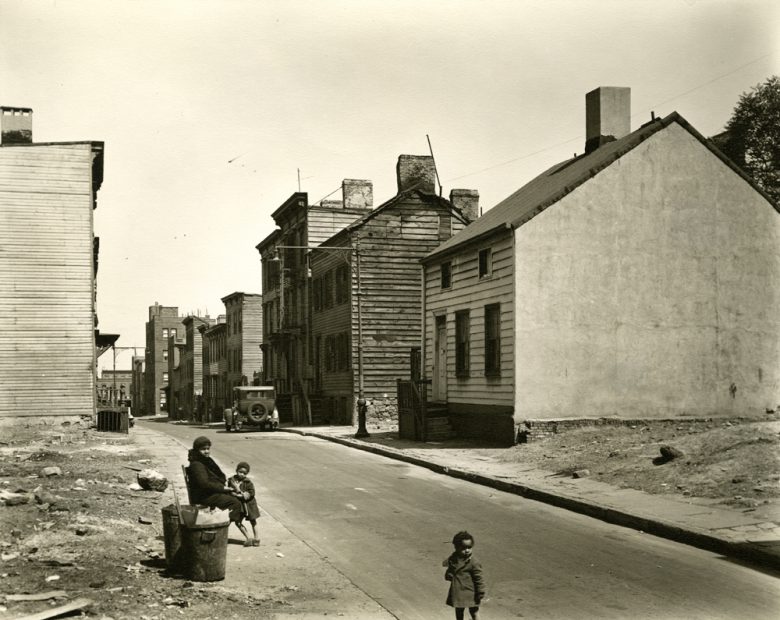 Berenice Abbott <br> Talman Street, between Jay and Bridge Streets, Brooklyn, NY, May 22, 1936