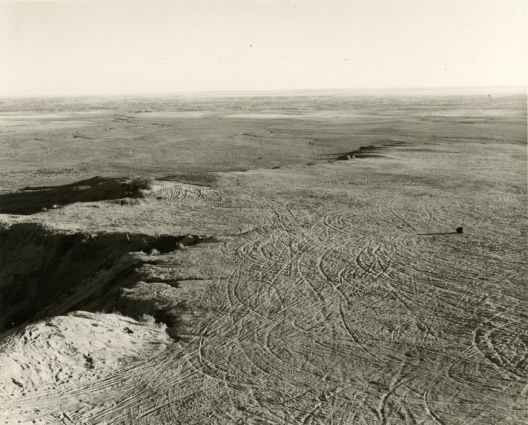 Robert Adams<br>Quarried Mesa Top, Pueblo County, Colorado, 1978