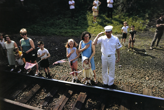 Paul Fusco<br>RFK Funeral Train, 1968