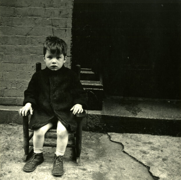 Young Boy in Chair, East 26th Street, New York City