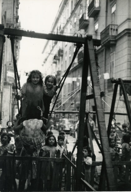 Untitled, Italy, (kids on swing)