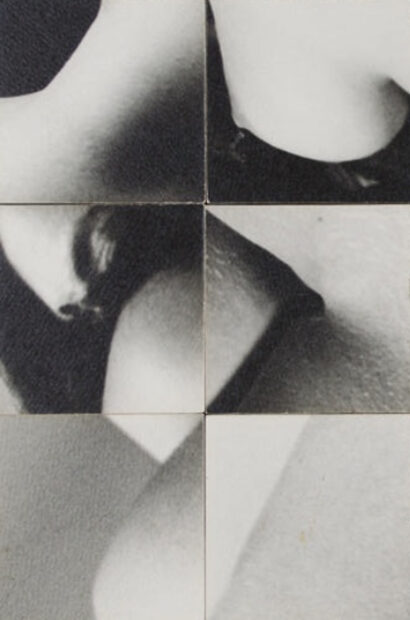 Robert Heinecken<br>Untitled (six-piece puzzle of images of parts of a body), c.1967