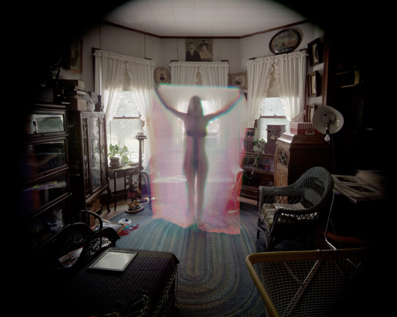 Swedlund Untitled (nude through sheet), c. 1975